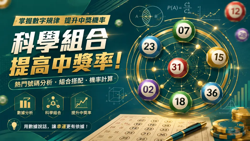 今彩539頭獎機率計算示意圖