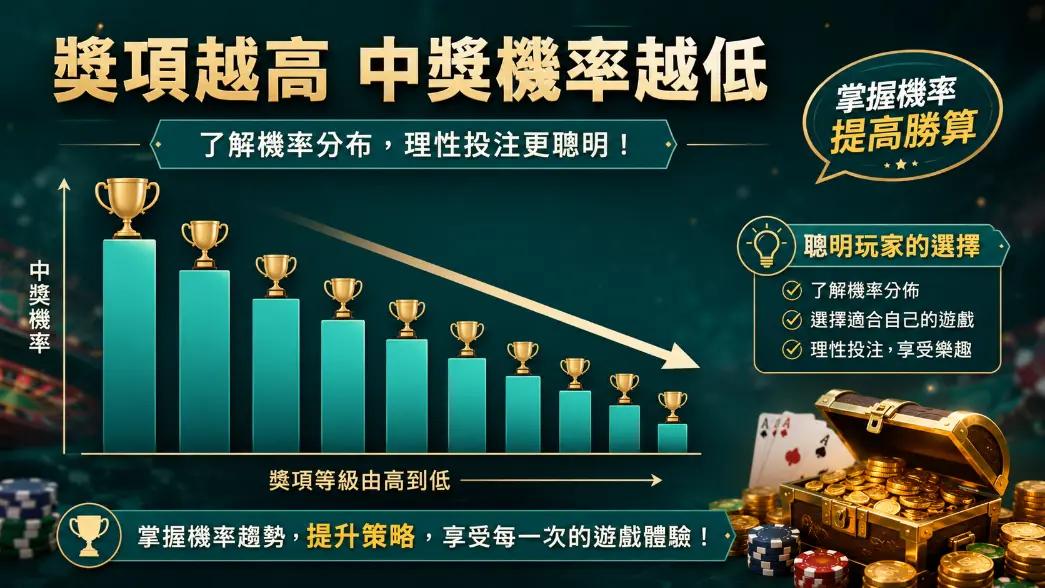 今彩539中獎機率示意圖