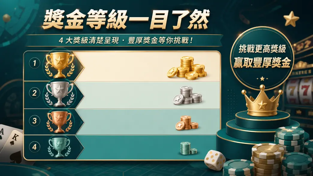 今彩539獎金級距表