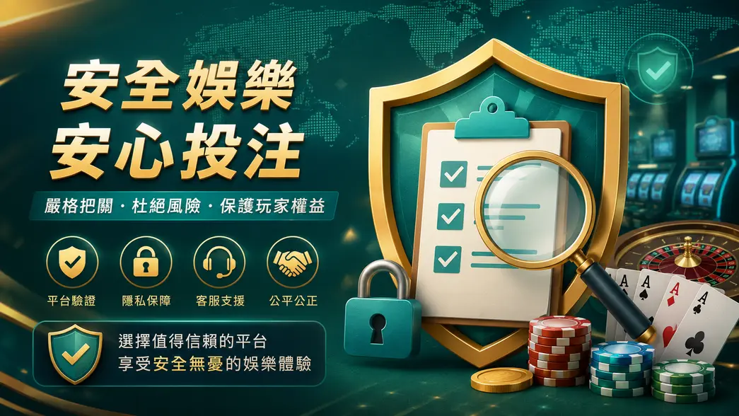 線上娛樂城安全辨識檢查點示意圖