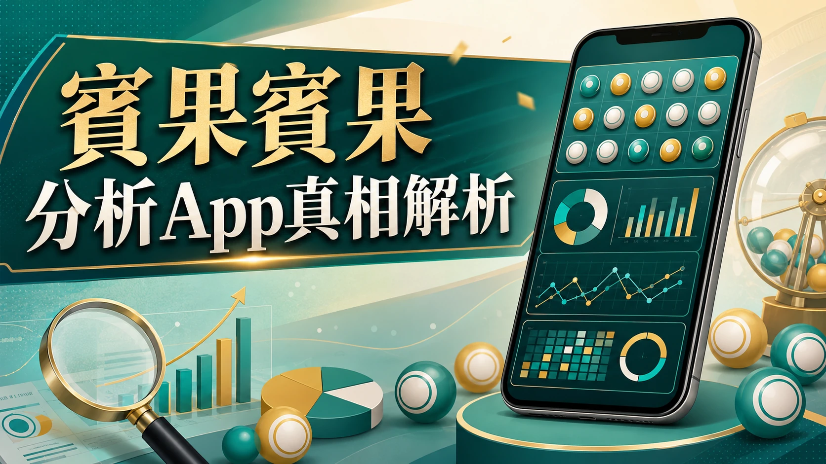 手機賓果賓果分析App介面的概念畫面