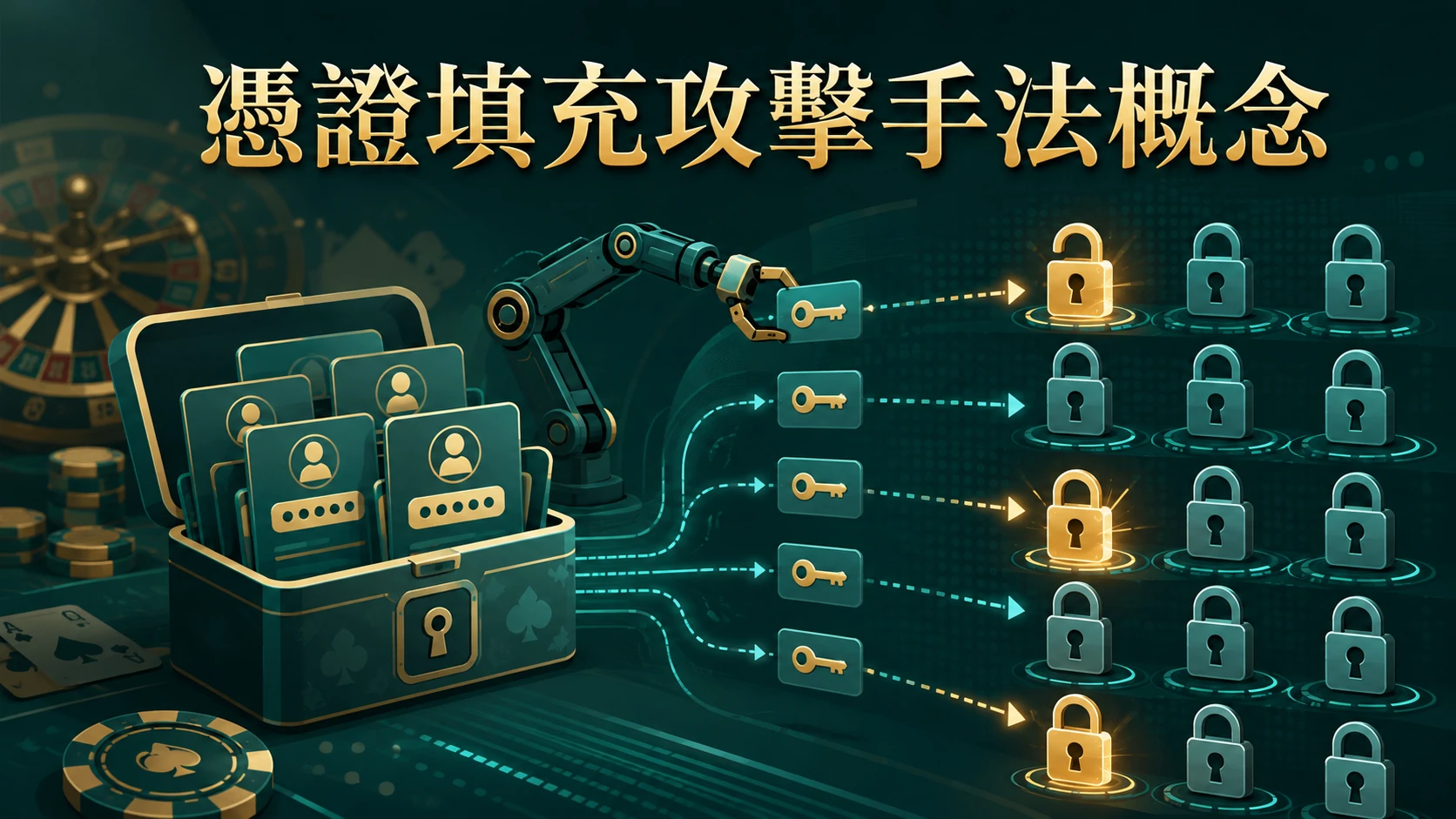 駭客利用外洩帳密清單嘗試登入多個平台的攻擊手法