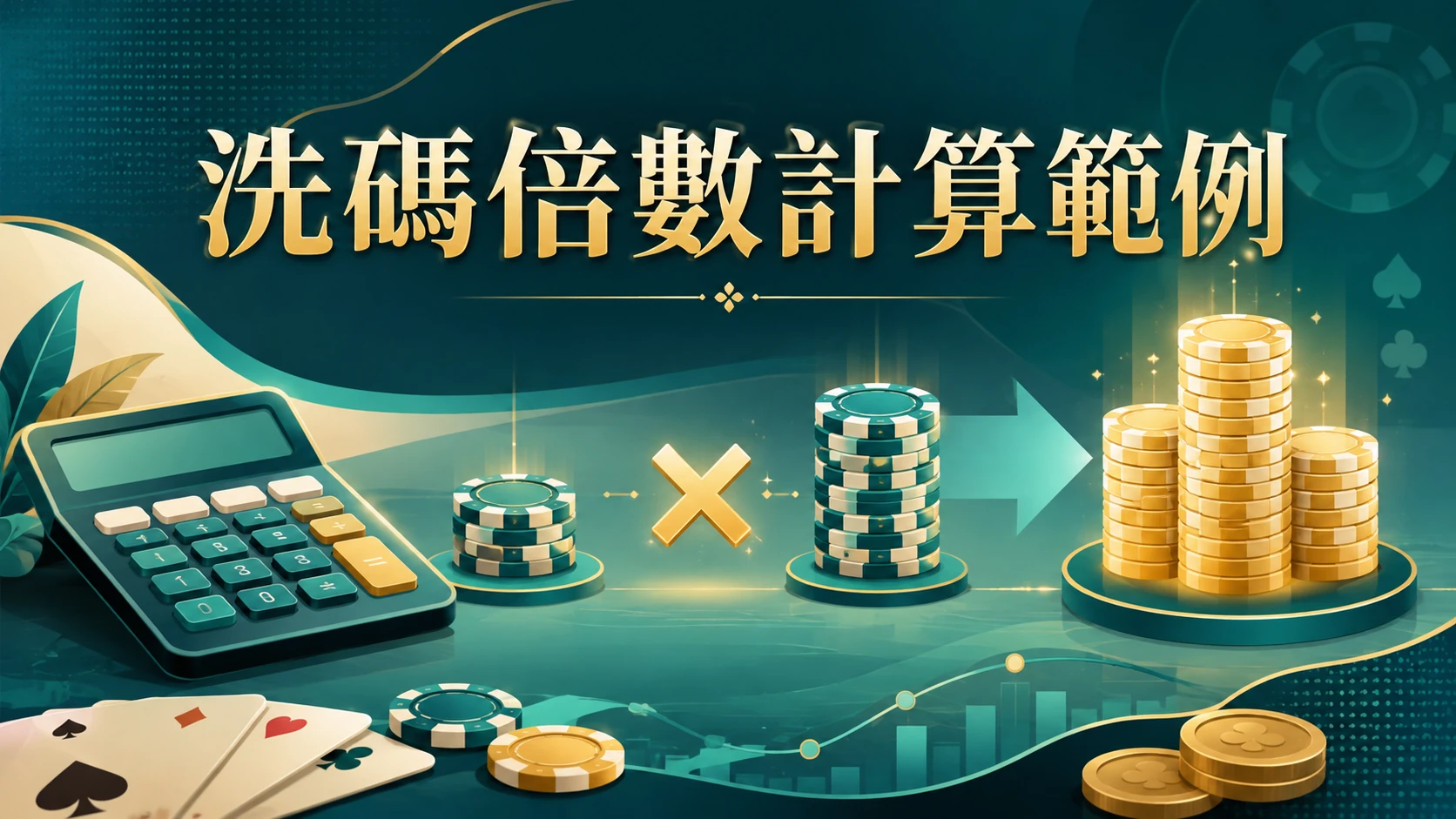 線上麻將洗碼倍數計算範例圖解