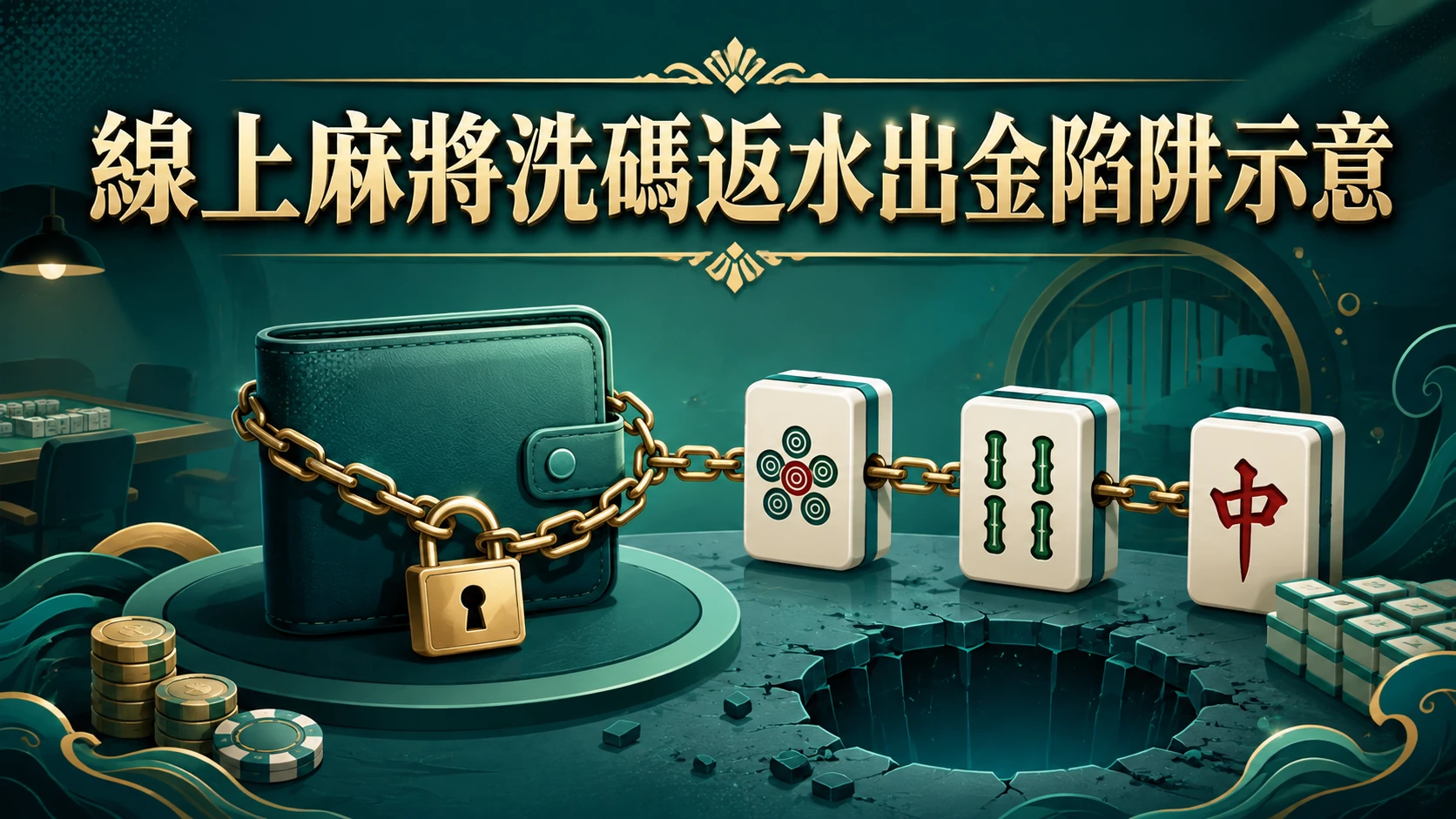 線上麻將洗碼返水規則與出金門檻主視覺