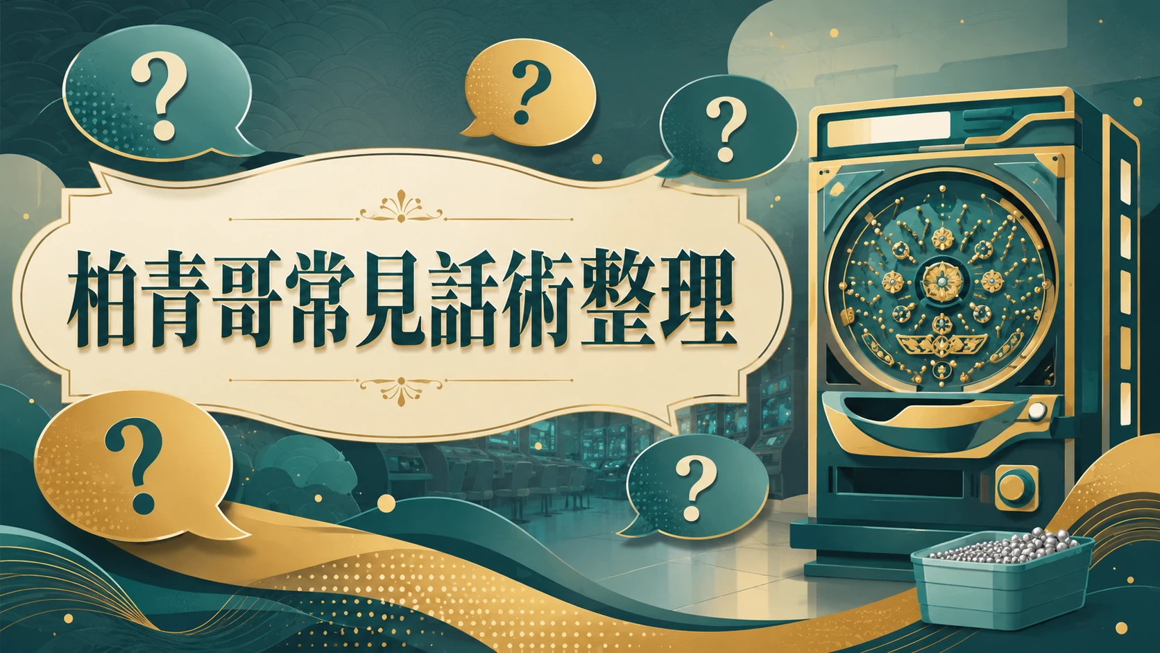 常見用來包裝柏青哥合法性的說法整理概念